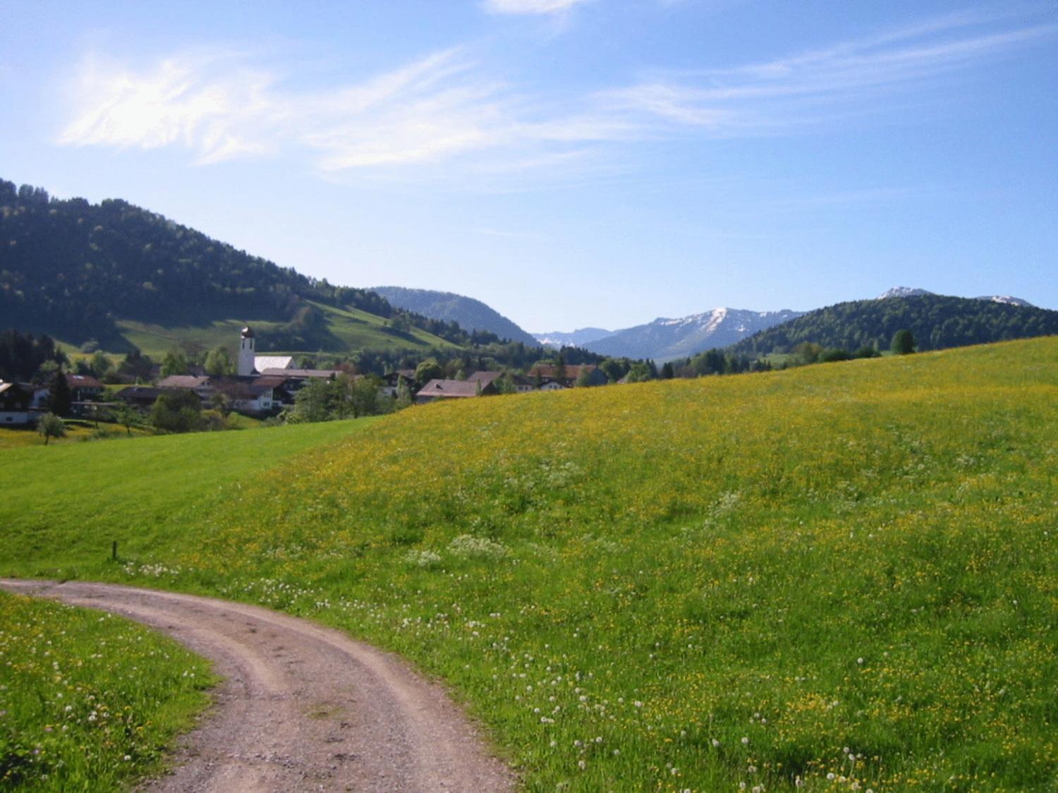 Ferienwohnungen Pension Sonnblick Krumbach  Exterior photo