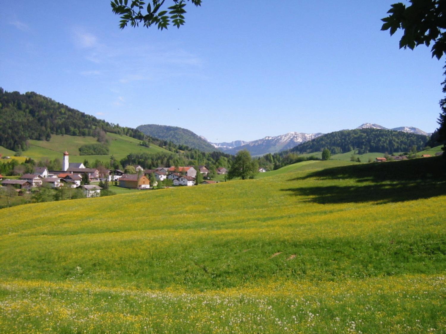 Ferienwohnungen Pension Sonnblick Krumbach  Exterior photo